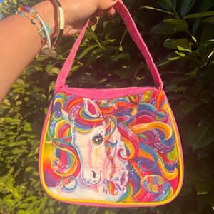 Vtg 90’s Lisa Frank Markie Unicorn Lunch Bag